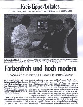 Veröffentlichungen Lippische Zeitung